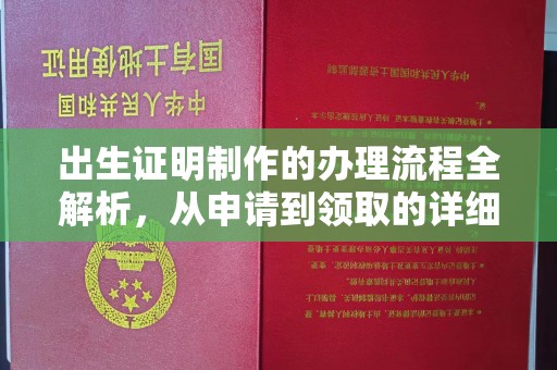 锦州出生证明制作的办理流程全解析，从申请到领取的详细指南